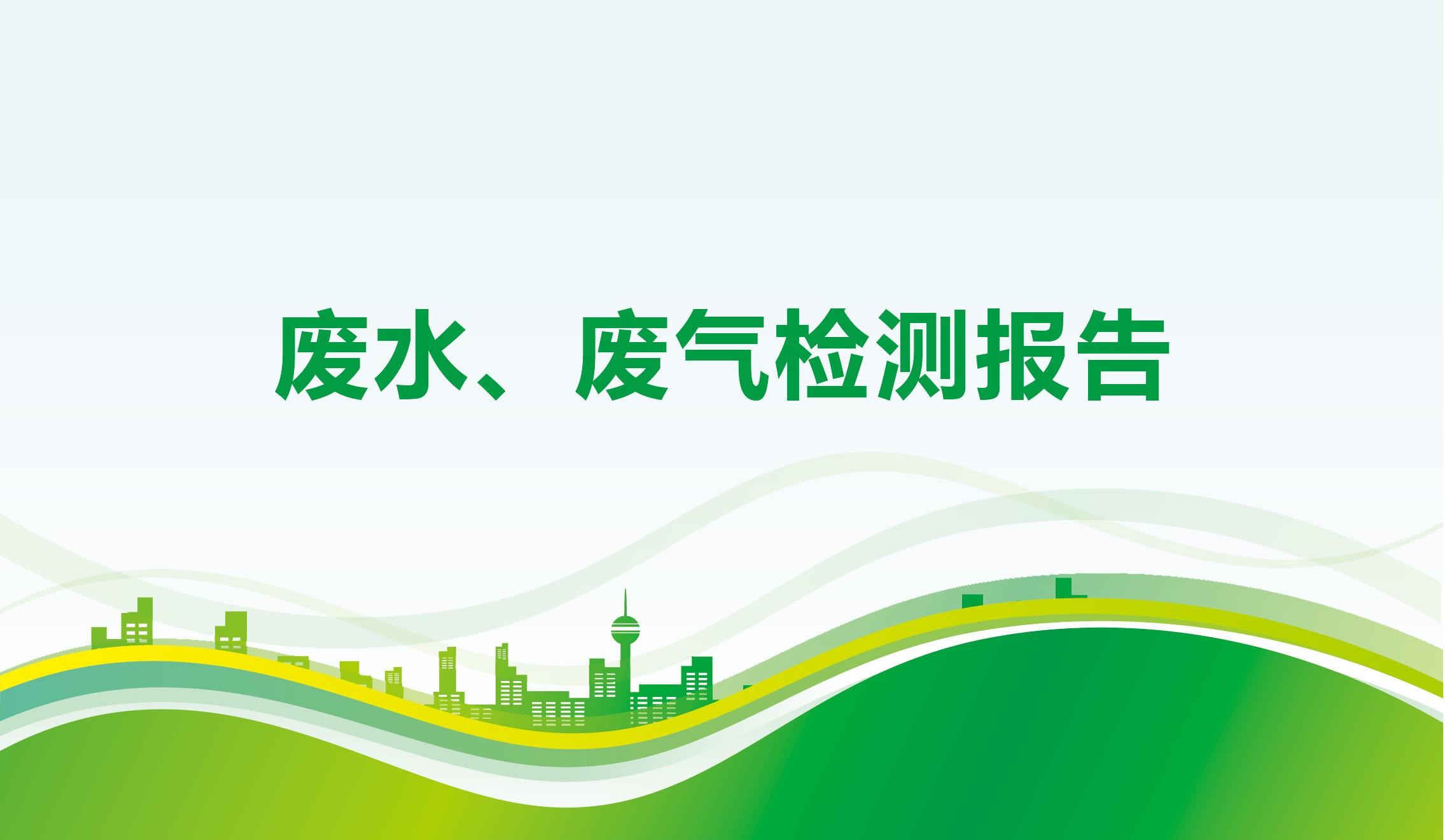 废水、废气检测报告-海一